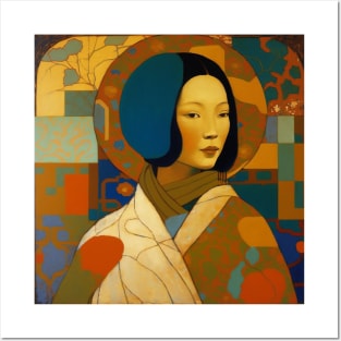 Asian Abstract Posters and Art